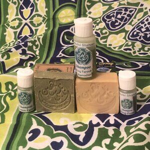 https://www.bonanza.com/booth/LuxorOils "Nabulsi Shaheen' Shampoo & Soap Sets"
